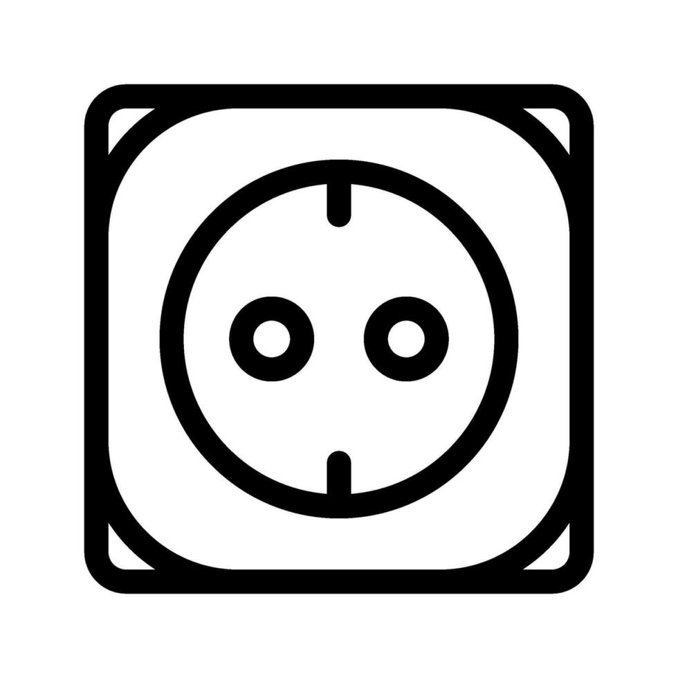 Socket Icon Vector Symbol Design Illustration
