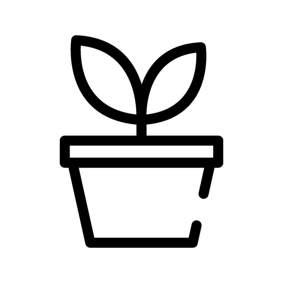 Plant Icon Vector Symbol Design Illustration