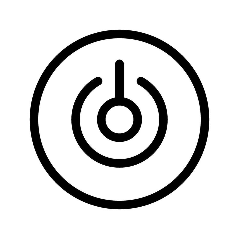 Power Icon Vector Symbol Design Illustration