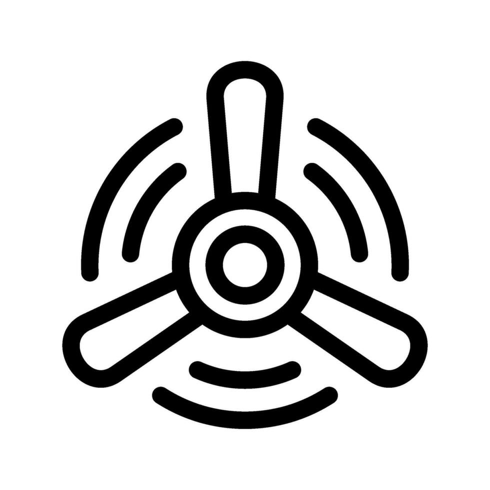 Windmill Icon Vector Symbol Design Illustration