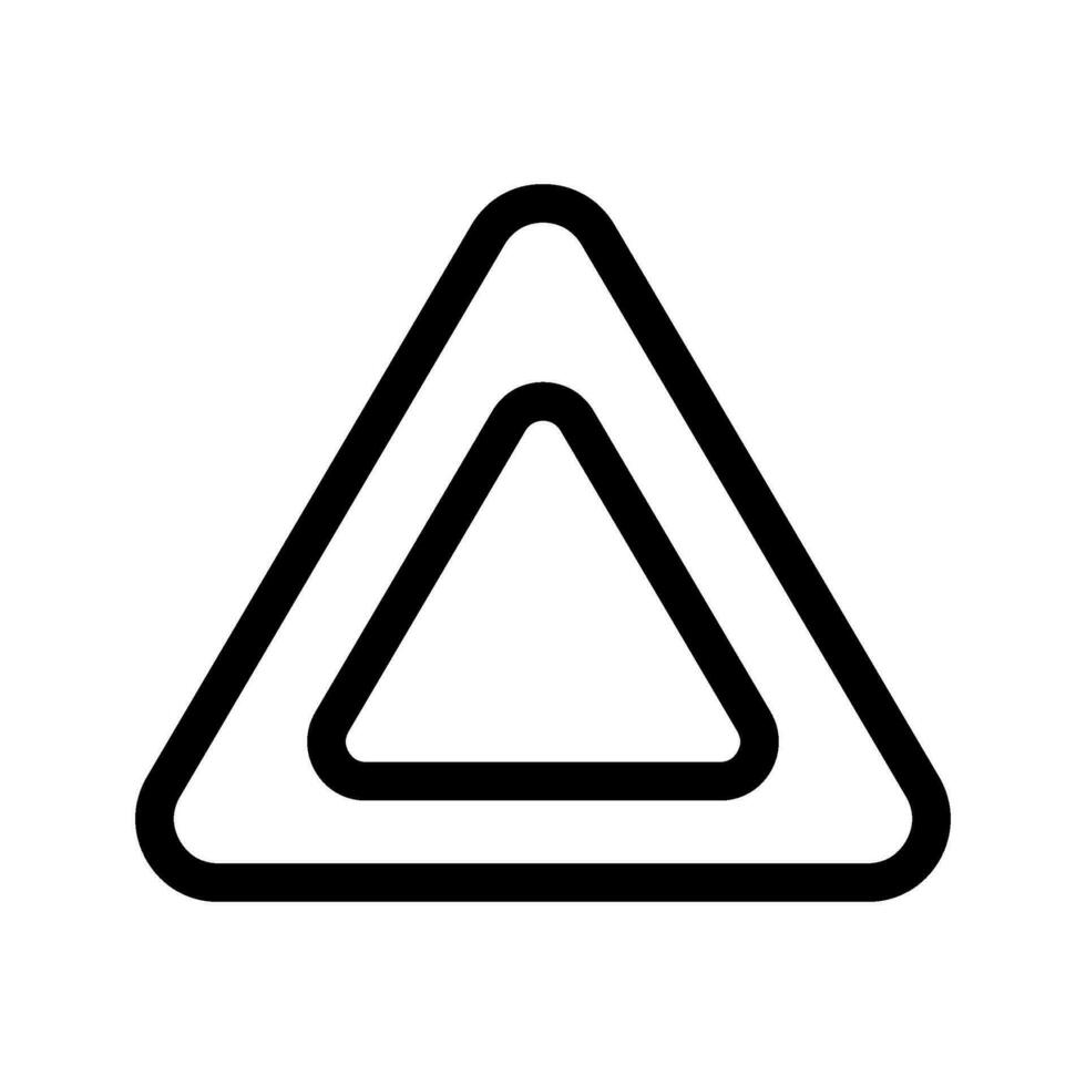 Triangle Icon Vector Symbol Design Illustration