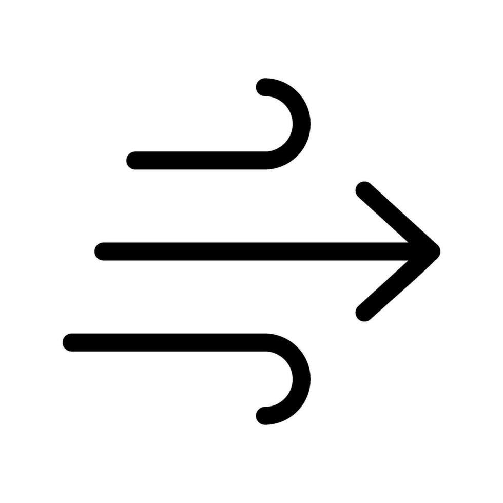 Wind Icon Vector Symbol Design Illustration