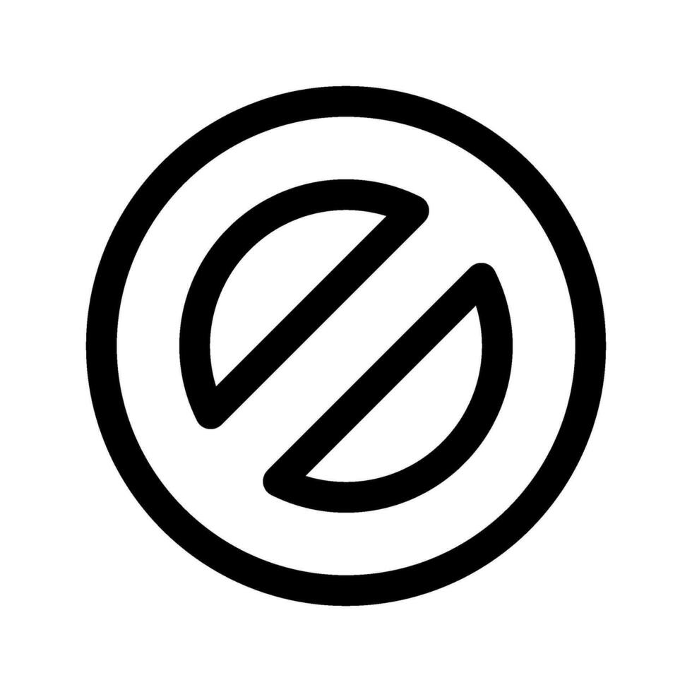 Block Icon Vector Symbol Design Illustration