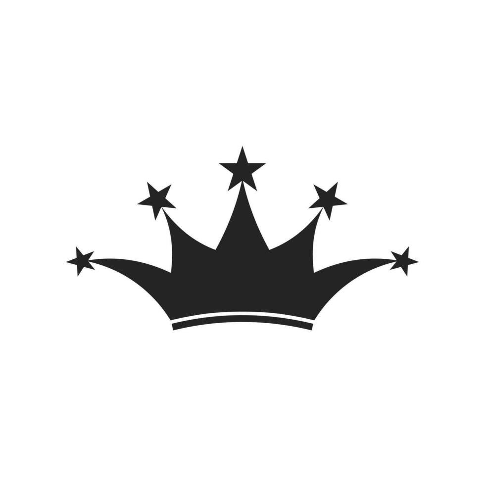 Crown illustration icon isolated on Vector and White Background.king and queen crown vector elements