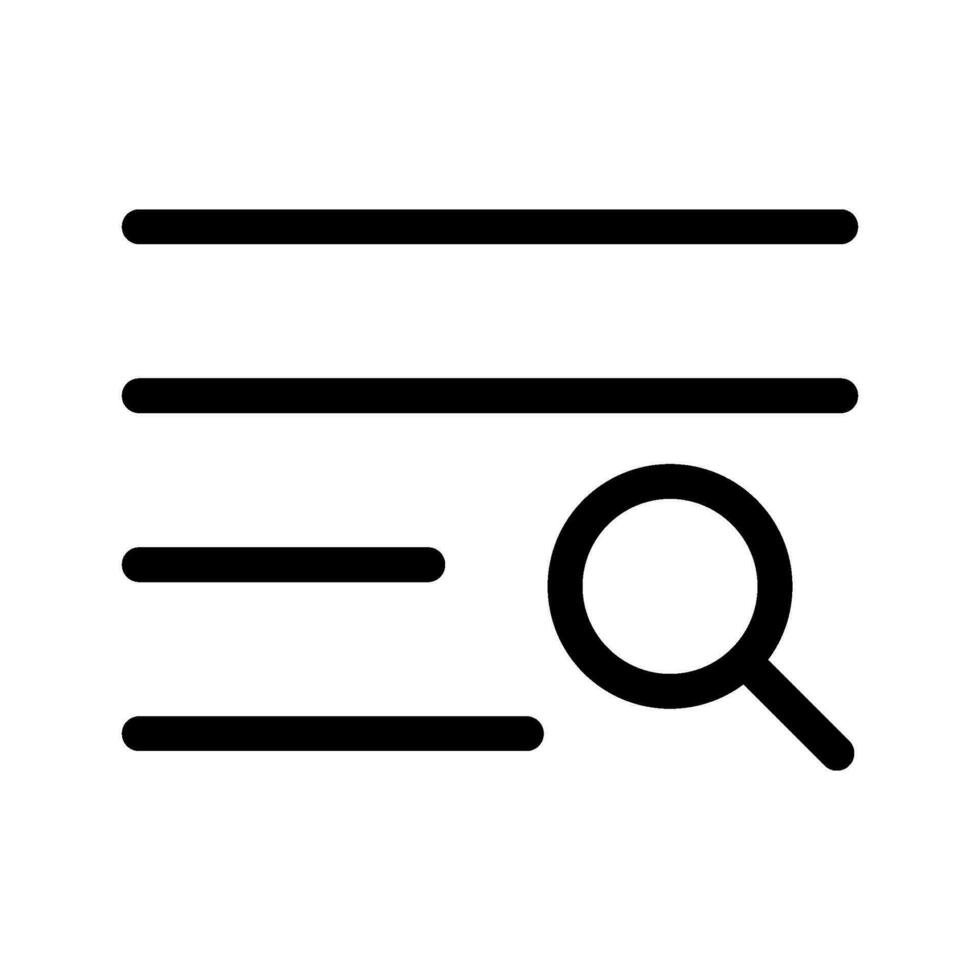 Find Category Icon Vector Symbol Design Illustration