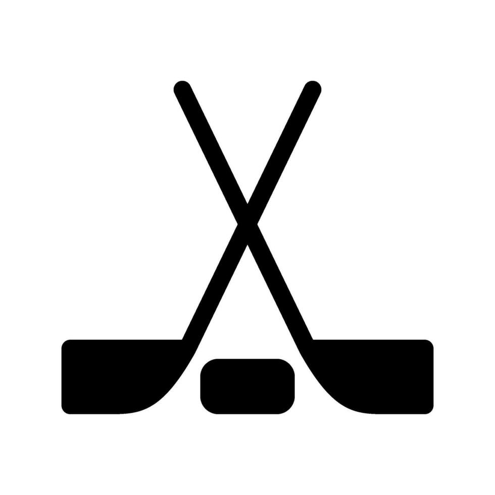 Hockey Icon Vector Symbol Design Illustration