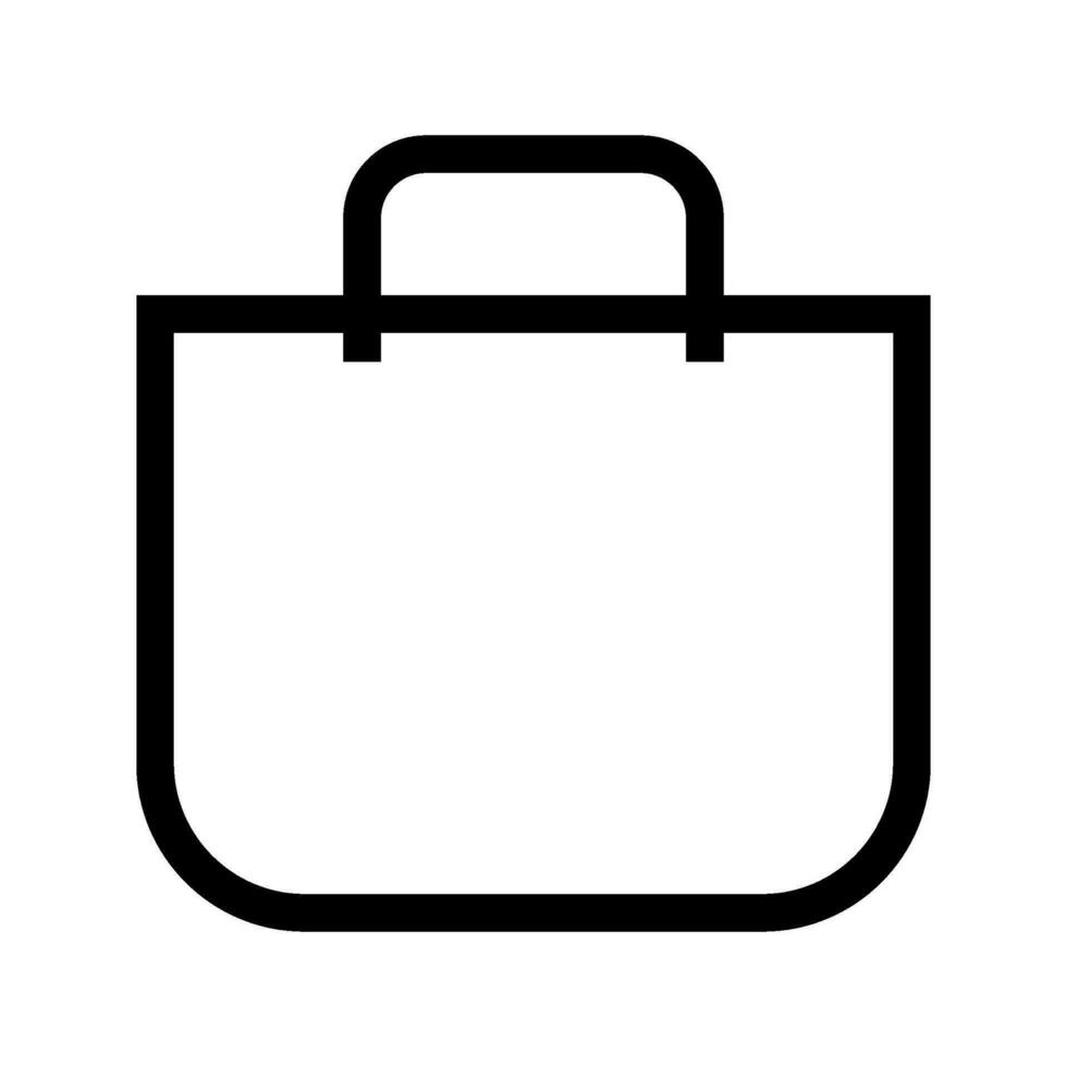 Bag Icon Vector Symbol Design Illustration