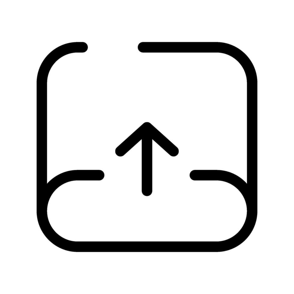 Upload Icon Vector Symbol Design Illustration