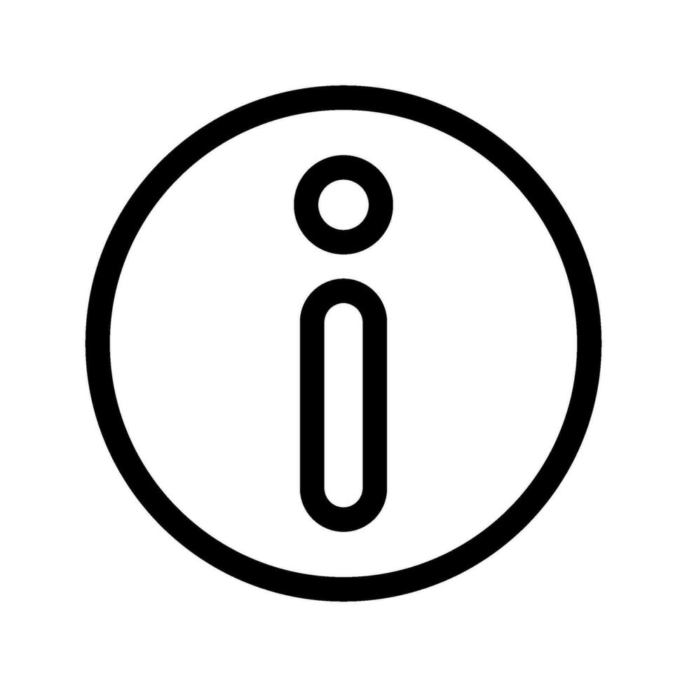 Information Icon Vector Symbol Design Illustration