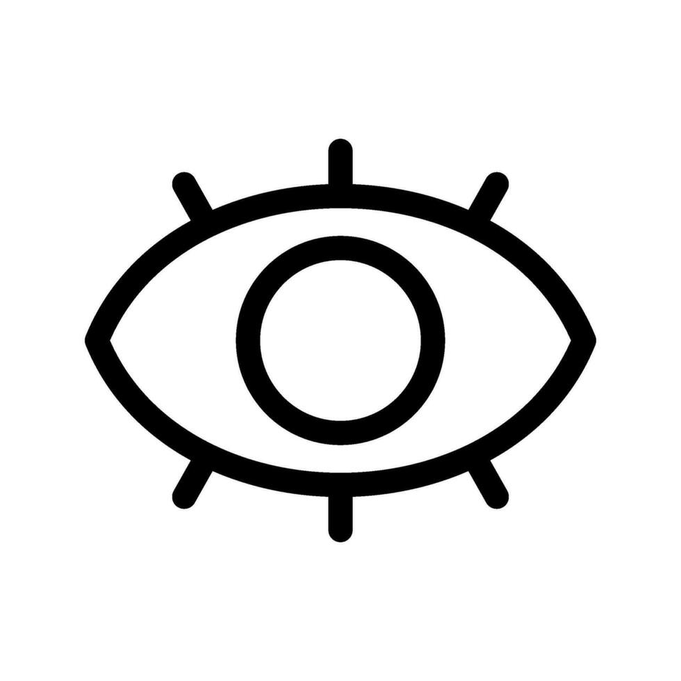 Vision Icon Vector Symbol Design Illustration