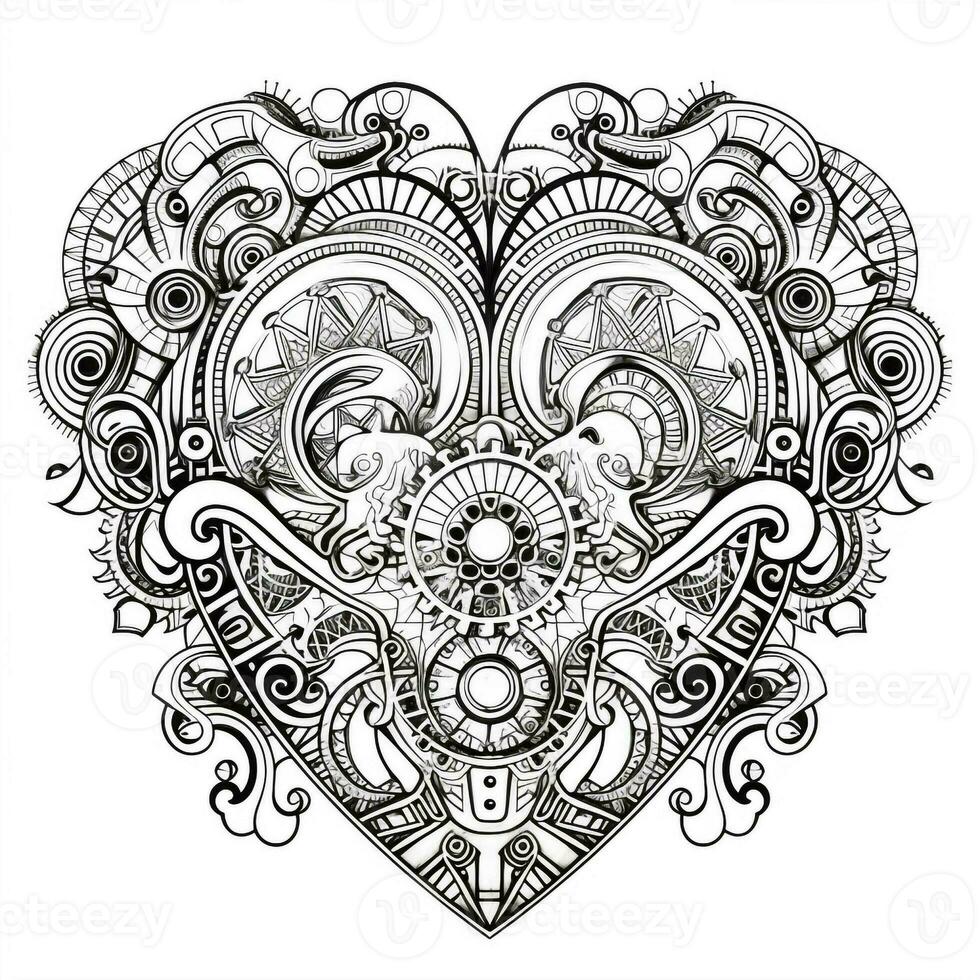 Heart Coloring Pages photo