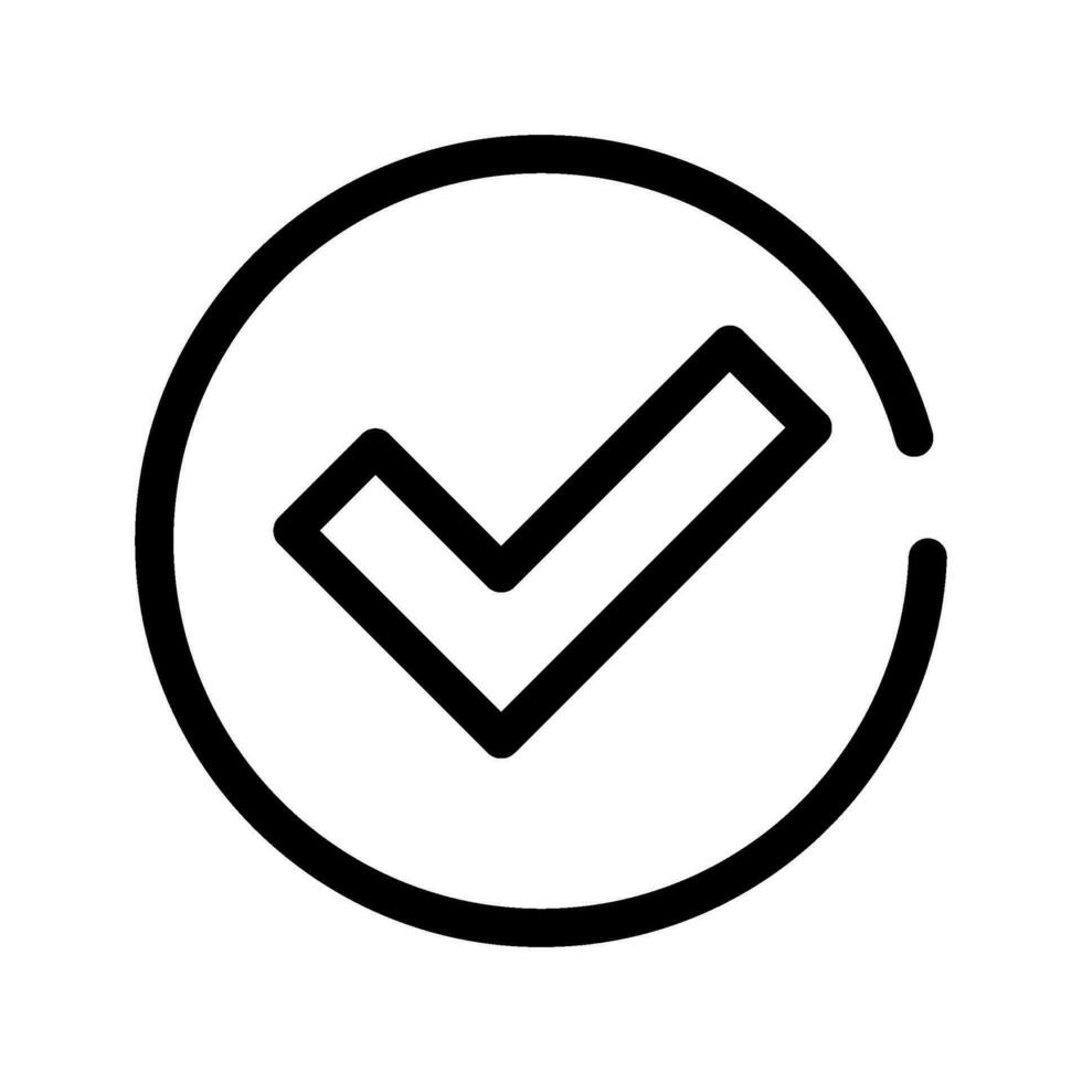 Check Icon Vector Symbol Design Illustration