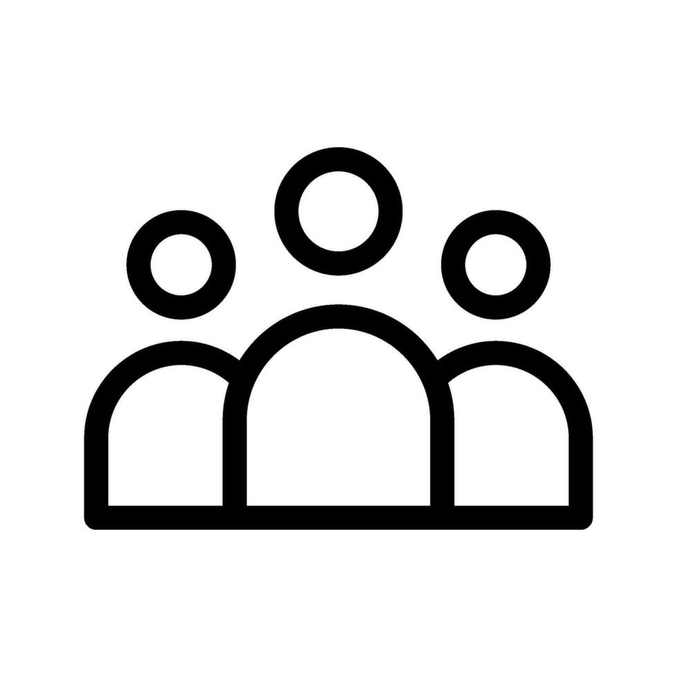 Community Icon Vector Symbol Design Illustration