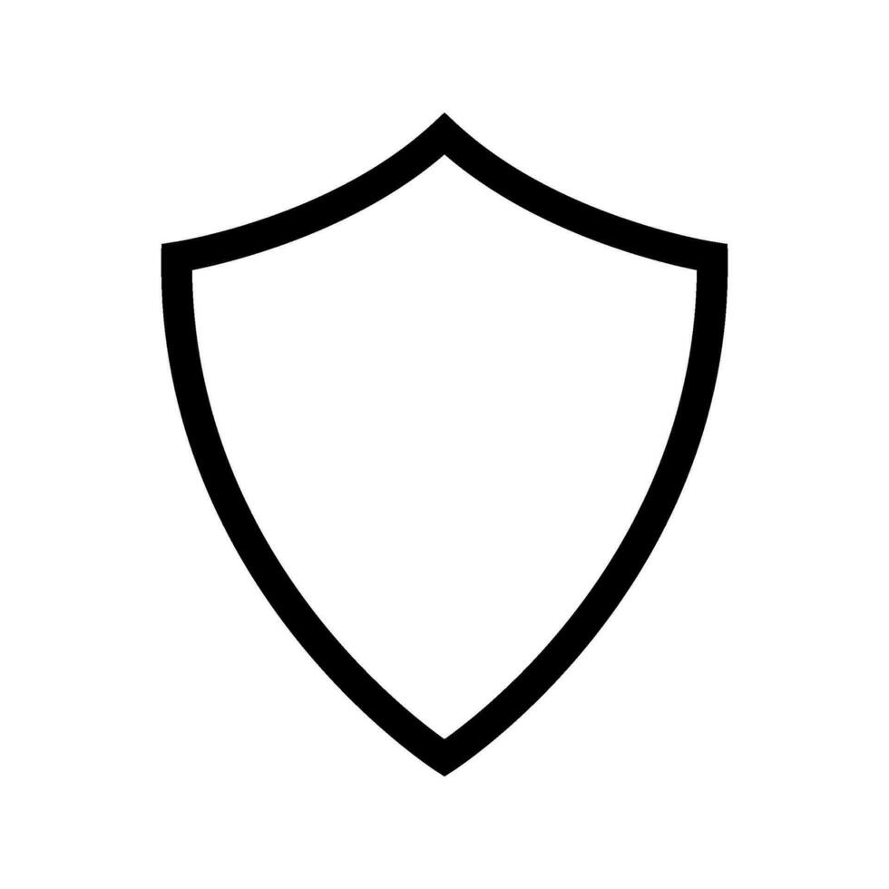 Shield Icon Vector Symbol Design Illustration