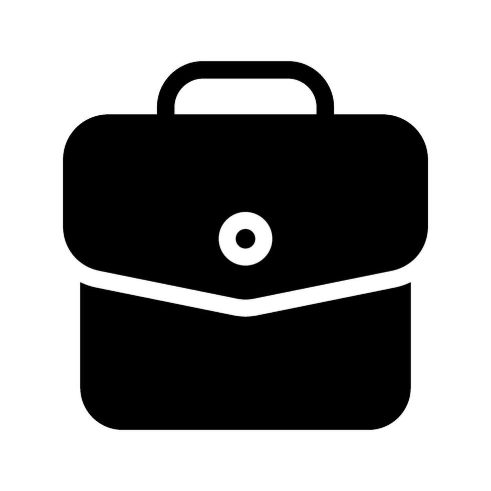 Briefcase Icon Vector Symbol Design Illustration