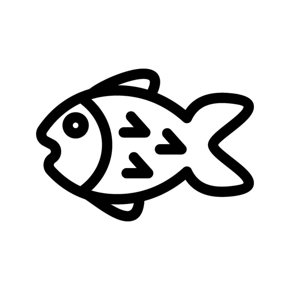 Fish Icon Vector Symbol Design Illustration