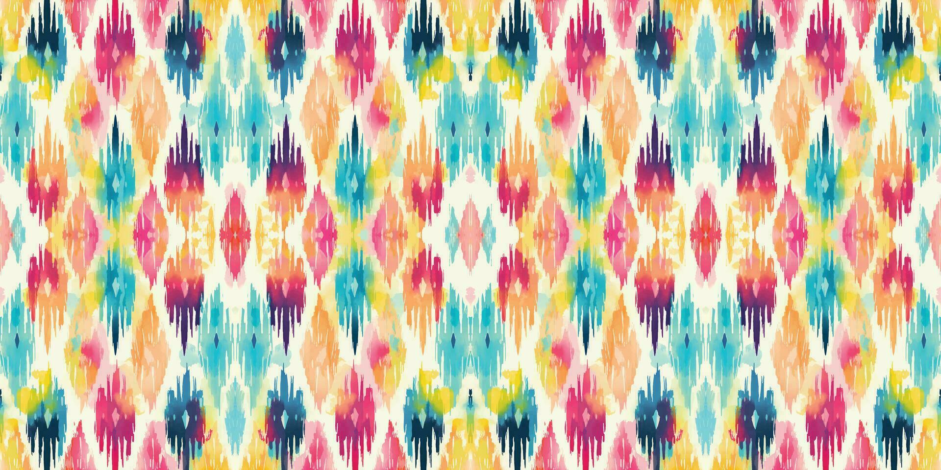 Seamless batik pattern,Seamless tribal batik pattern,and Seamless colorful pattern resemble ethnic boho, Aztec,and ikat styles.designed for use in wallpaper,fabric,curtain,carpet,Batik Embroidery vector