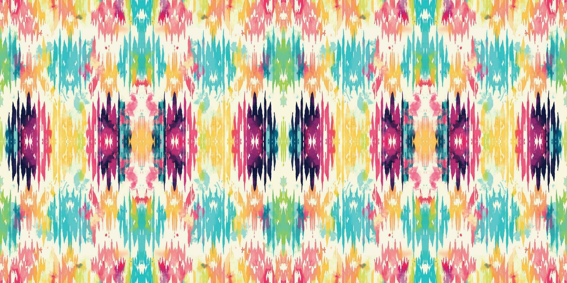 Seamless batik pattern,Seamless tribal batik pattern,and Seamless colorful pattern resemble ethnic boho, Aztec,and ikat styles.designed for use in wallpaper,fabric,curtain,carpet,Batik Embroidery vector