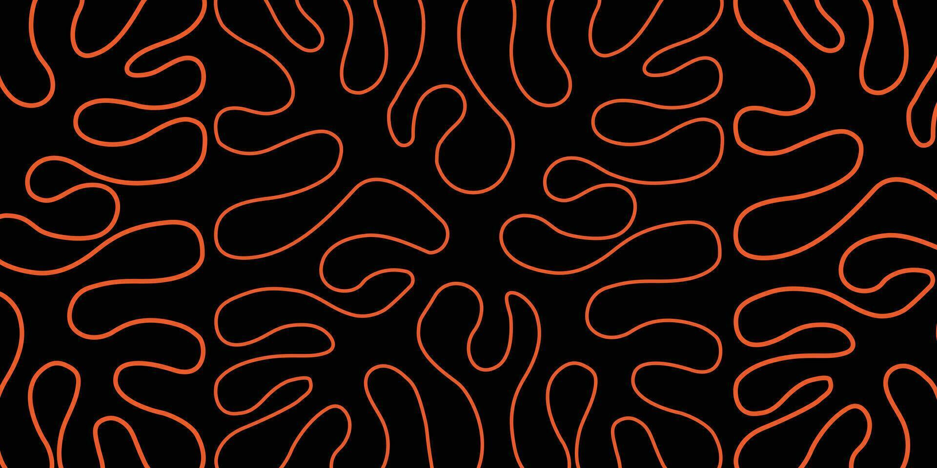 Abstract flow line art pattern background vector