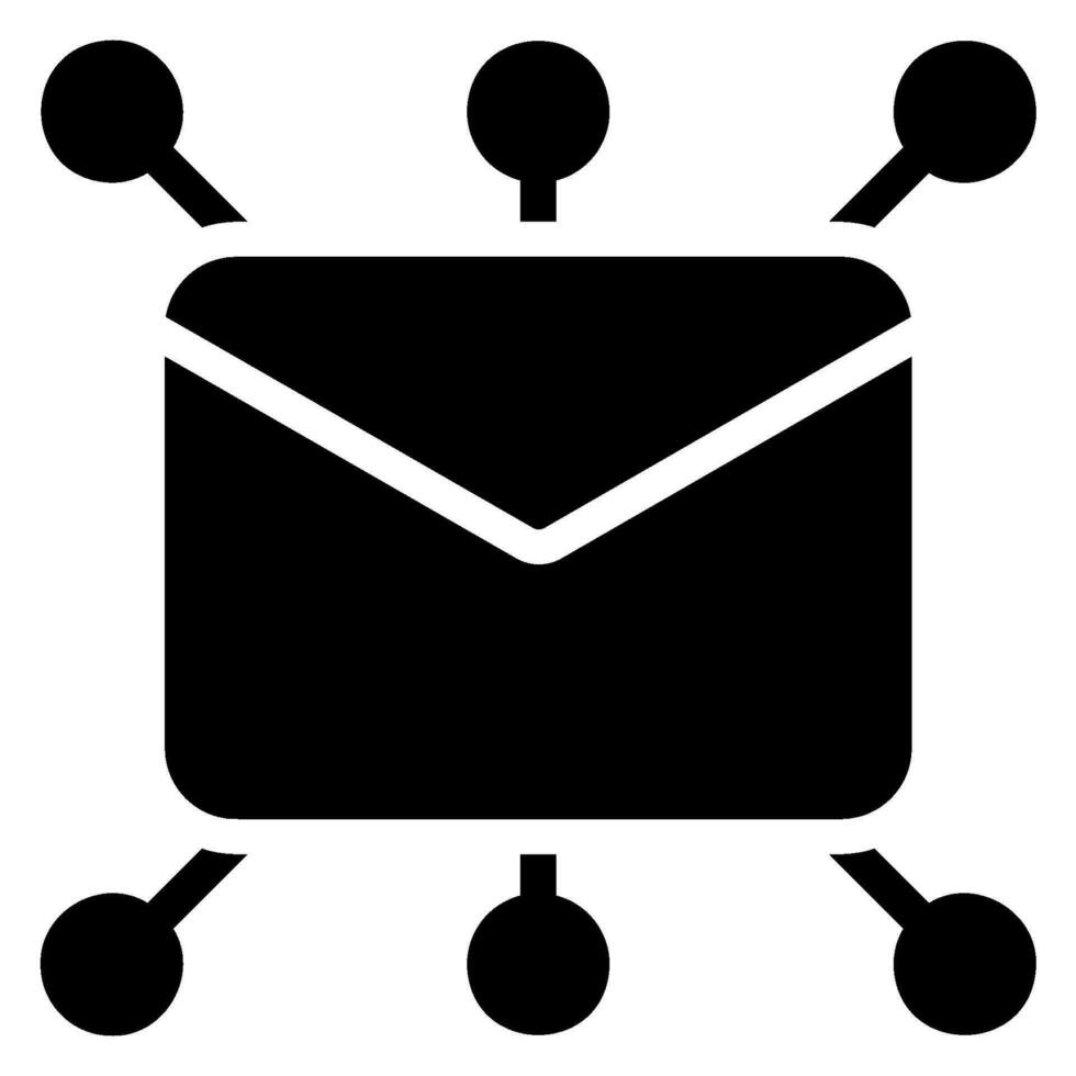connection glyph icon vector