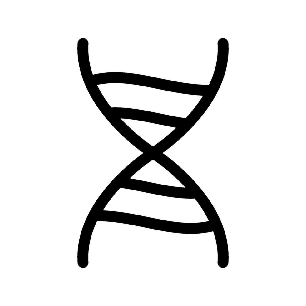 Dna Icon Vector Symbol Design Illustration