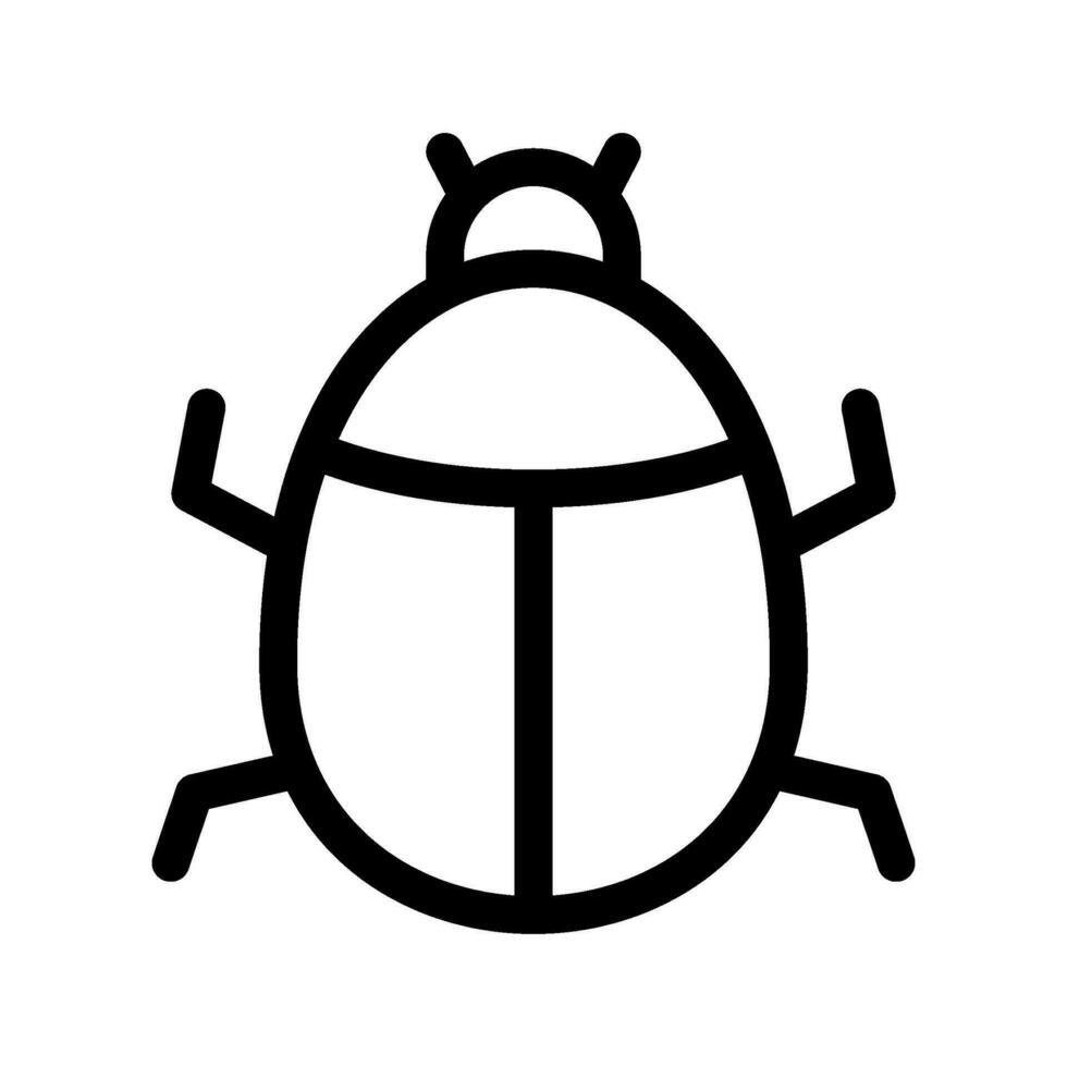 Bug Icon Vector Symbol Design Illustration