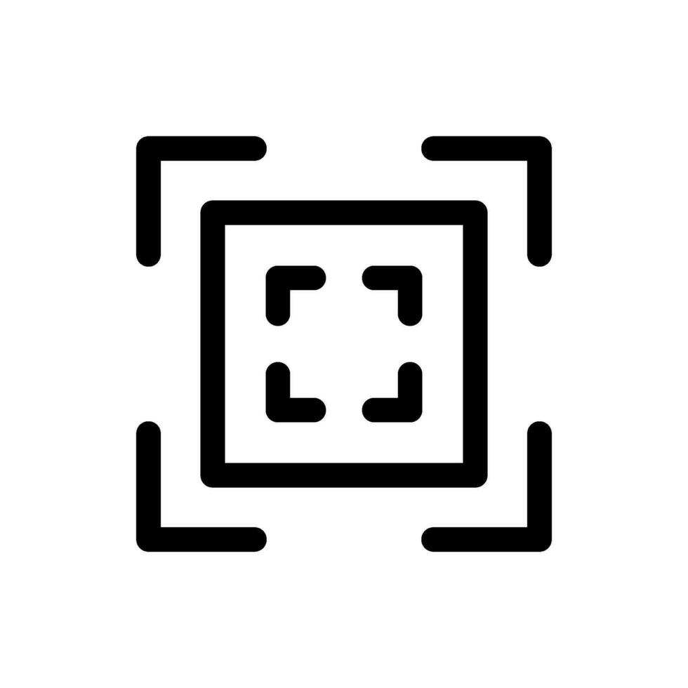 Resize Icon Vector Symbol Design Illustration