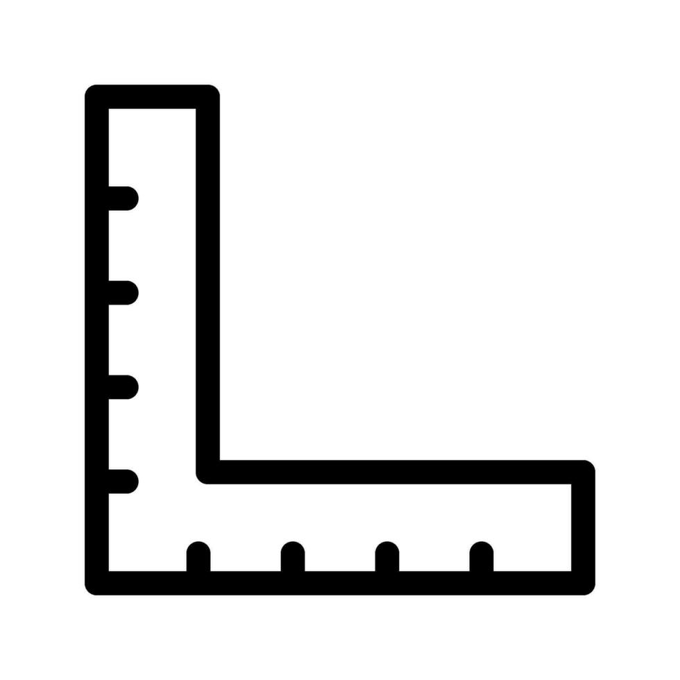 Ruler Icon Vector Symbol Design Illustration
