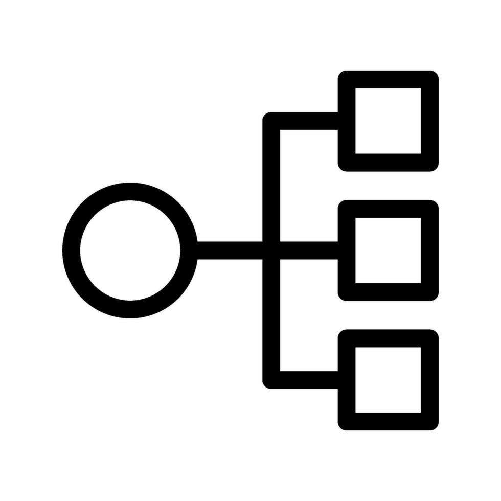 Hierarchy Icon Vector Symbol Design Illustration