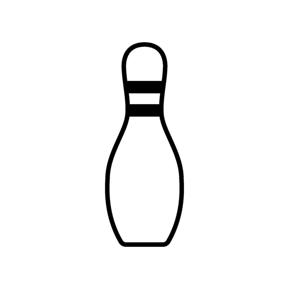 Bowling Striking Victory icon vector design templates