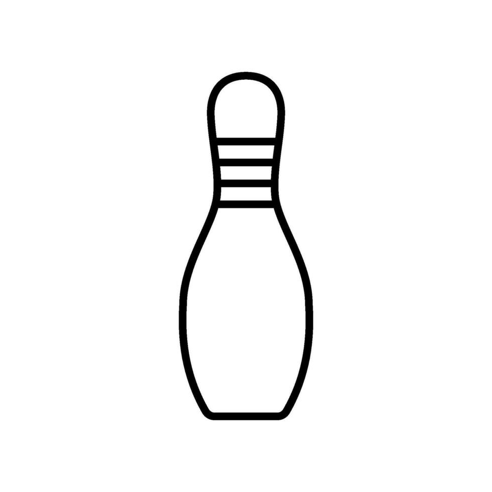 Bowling Striking Victory icon vector design templates