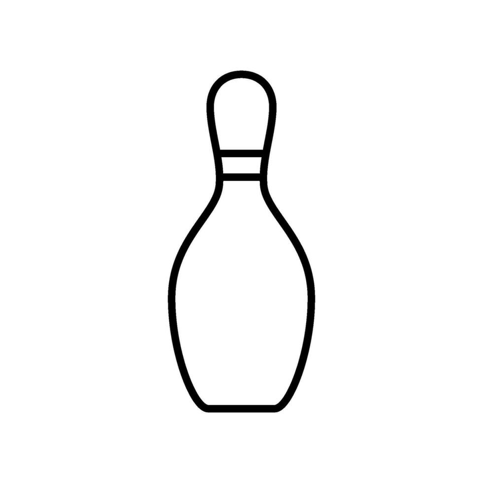 Bowling Striking Victory icon vector design templates