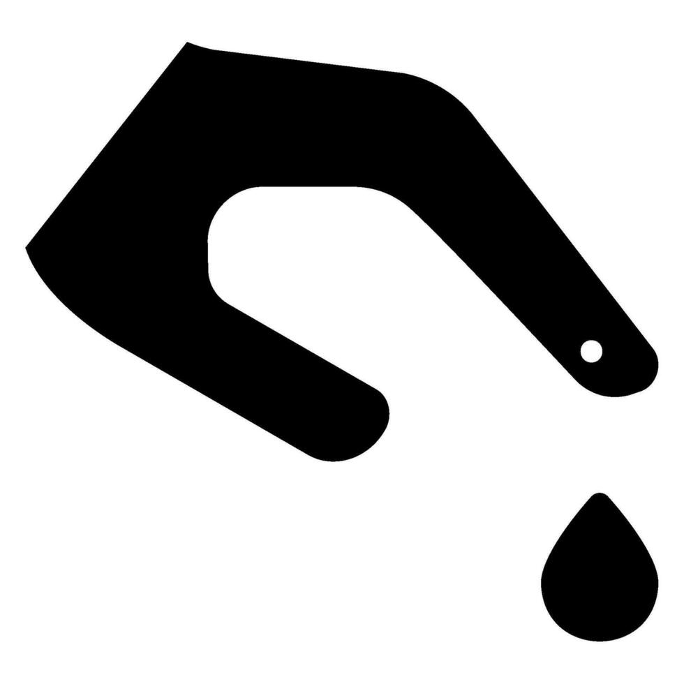blood glyph icon vector