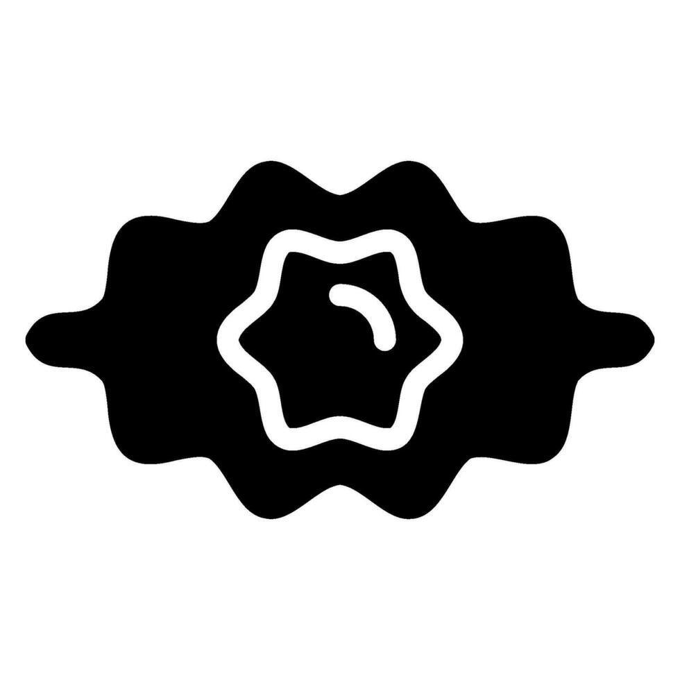blurred glyph icon vector