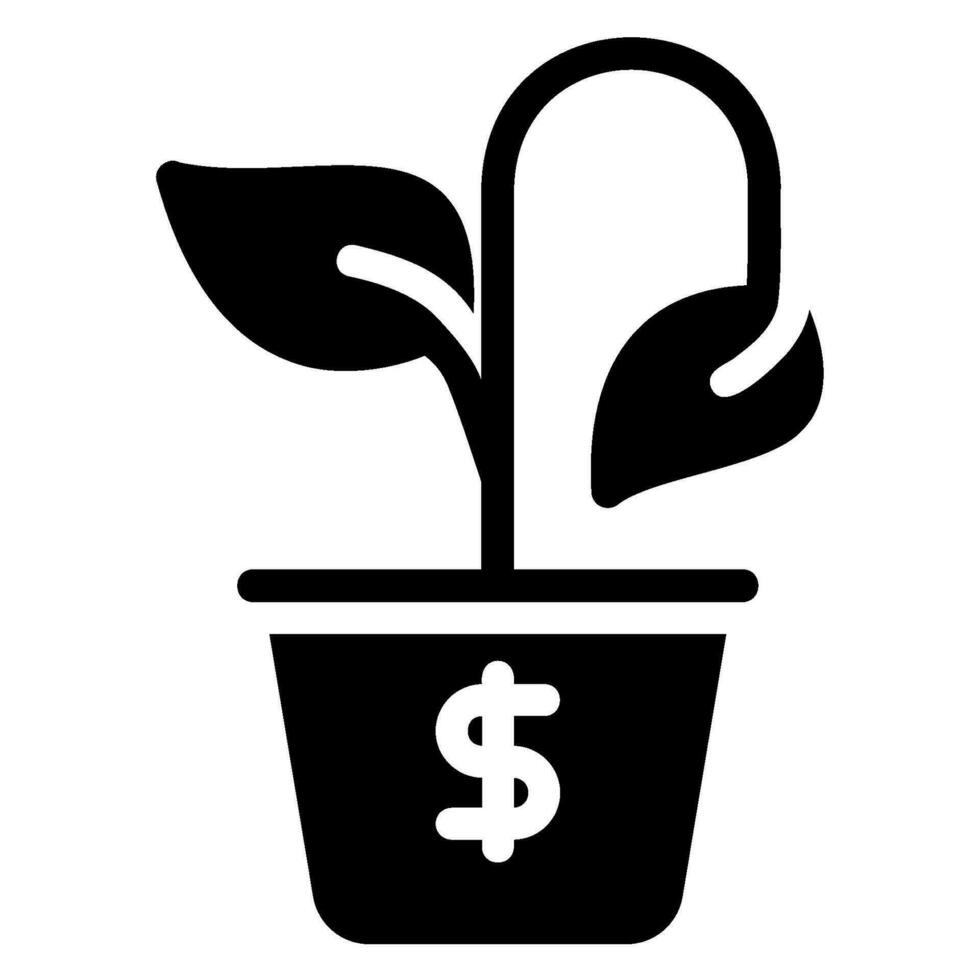 economic crisis glyph icon vector