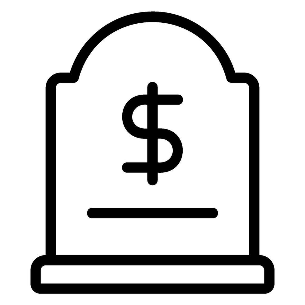 dead line icon vector