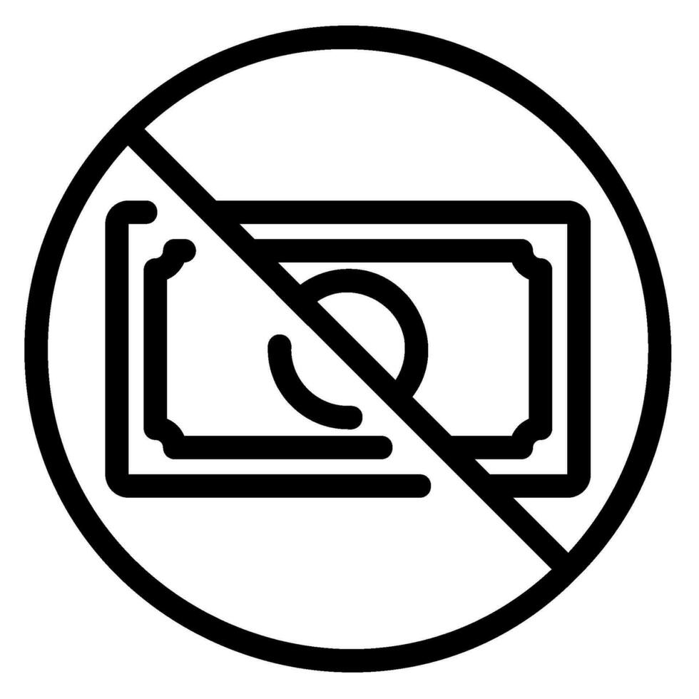 bankruptcy line icon vector