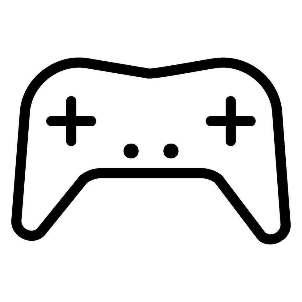 video game line icon vector