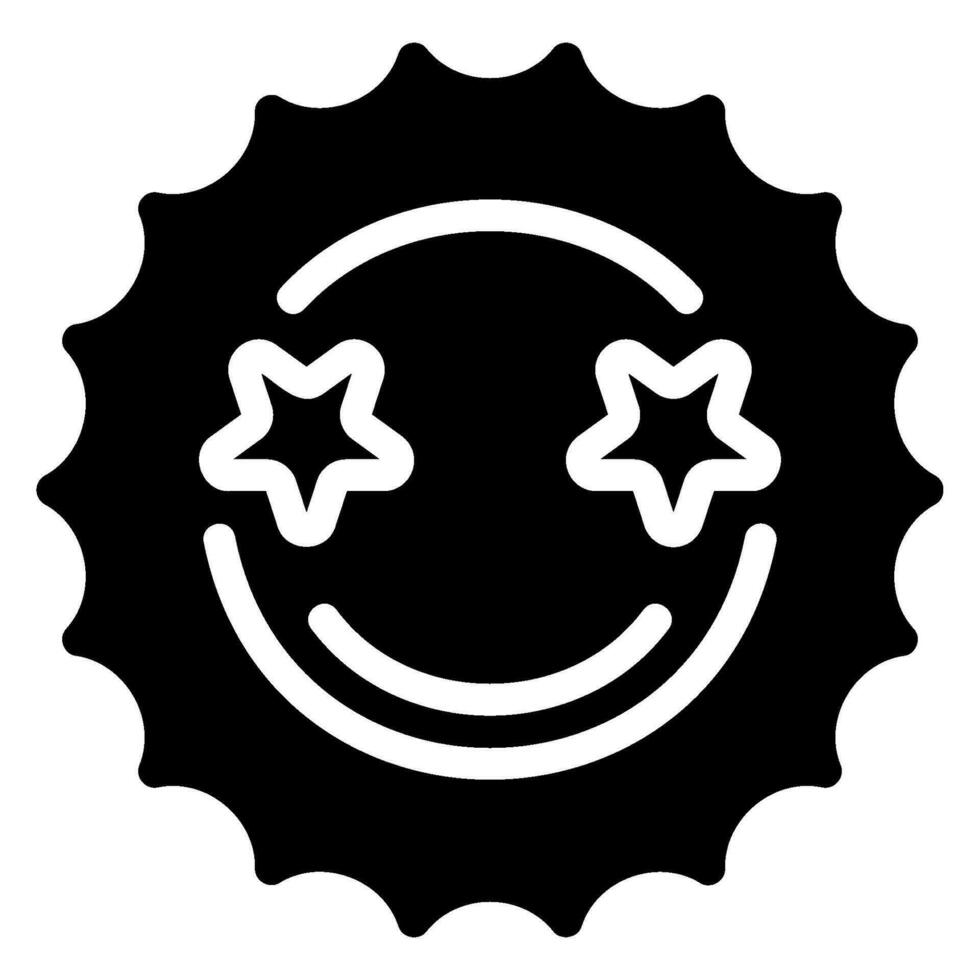 famous glyph icon vector