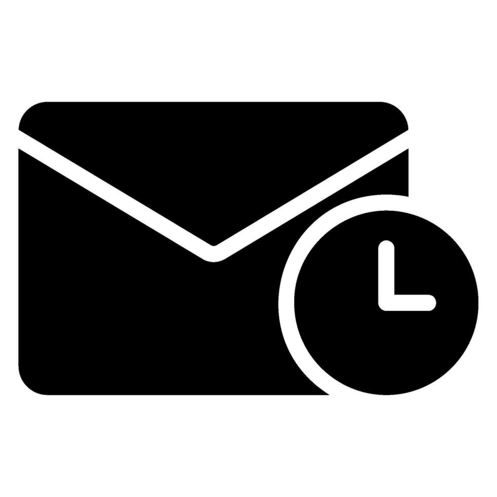 snooze glyph icon vector