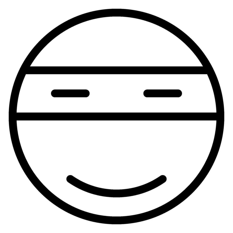 thief line icon vector
