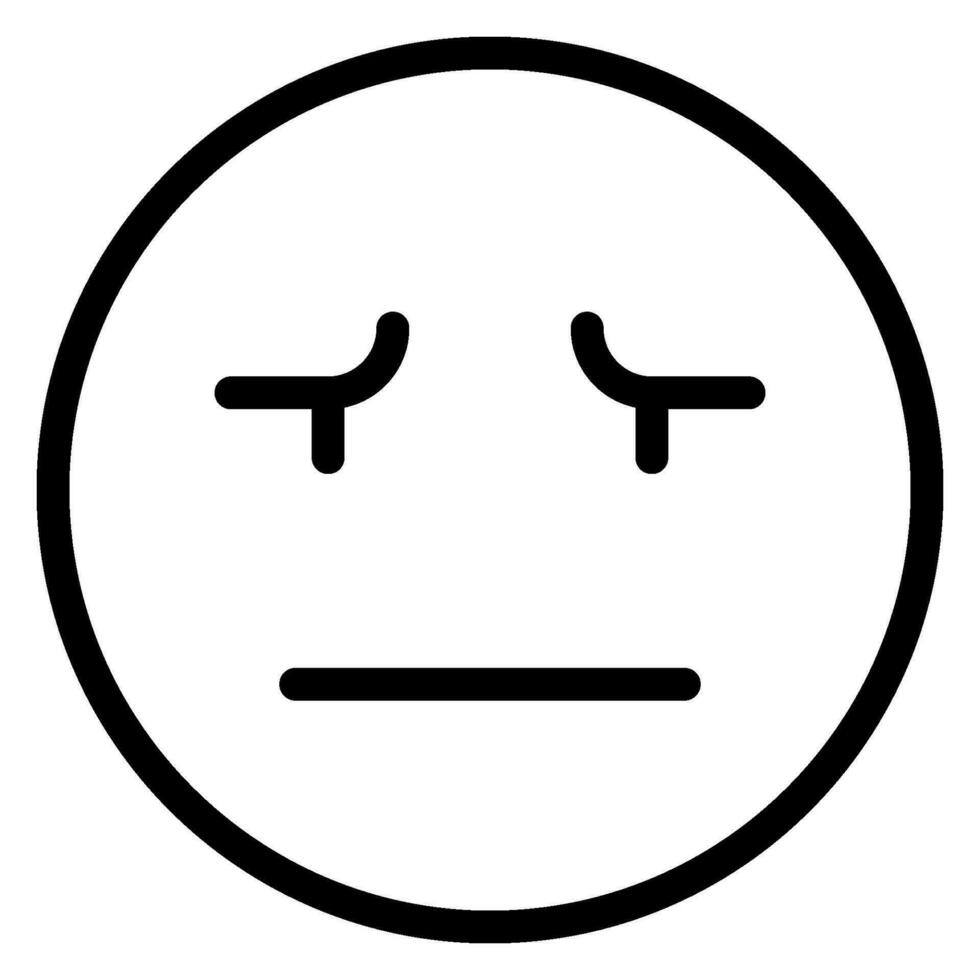 confused line icon vector