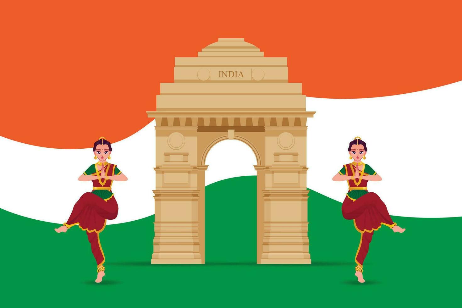 Happy Independence Day India vector Illustration