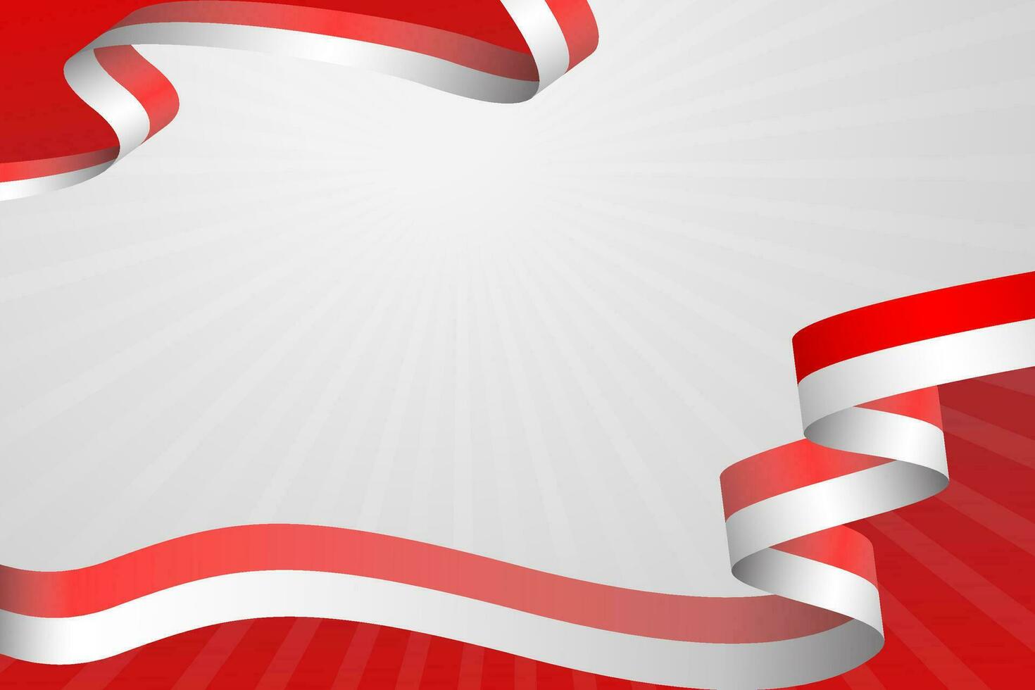 Indonesia vector flag background template, Indonesian independence day, 17 august with free space for text