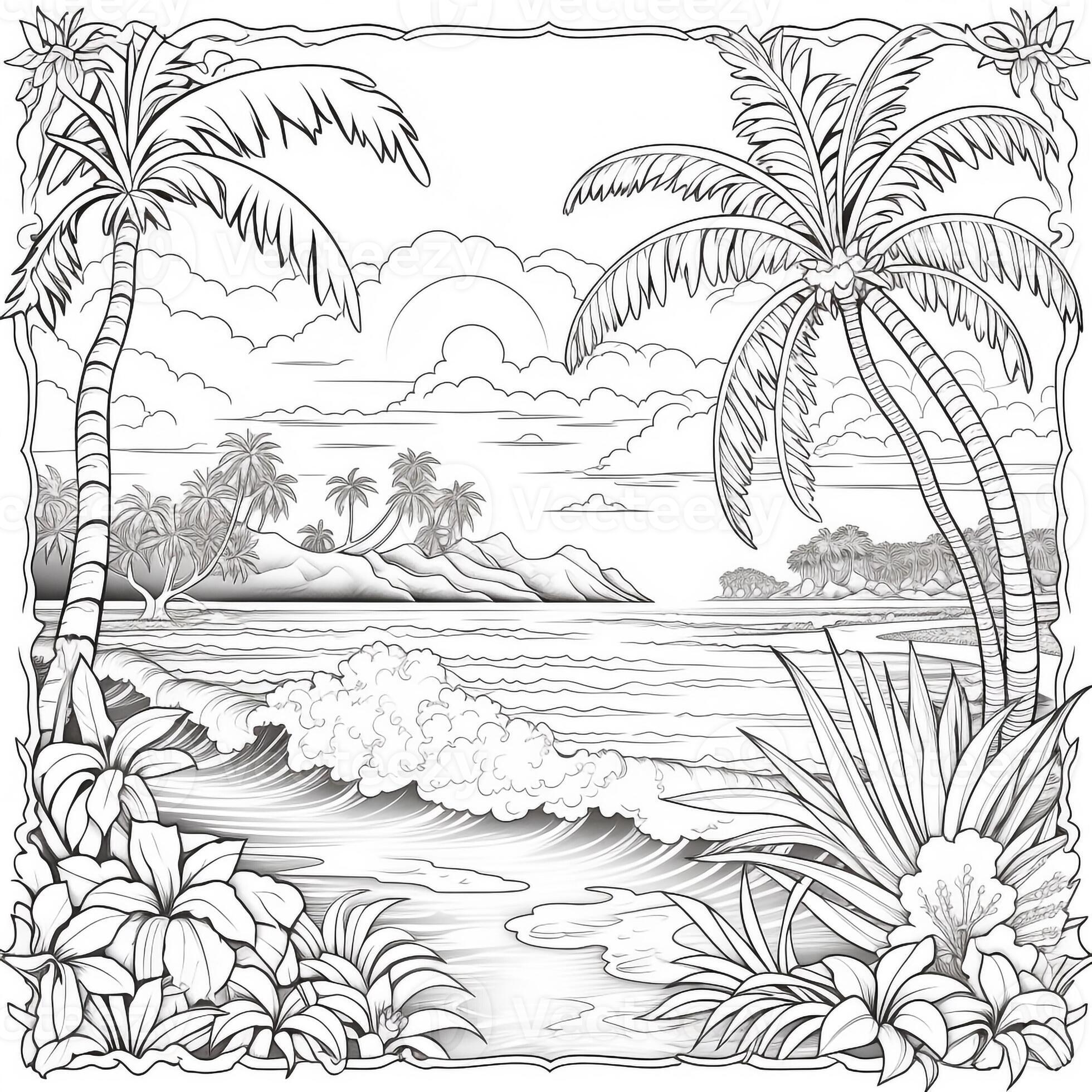 Landscape Coloring Pages 26637454 - Landscape Coloring Pages Photo 