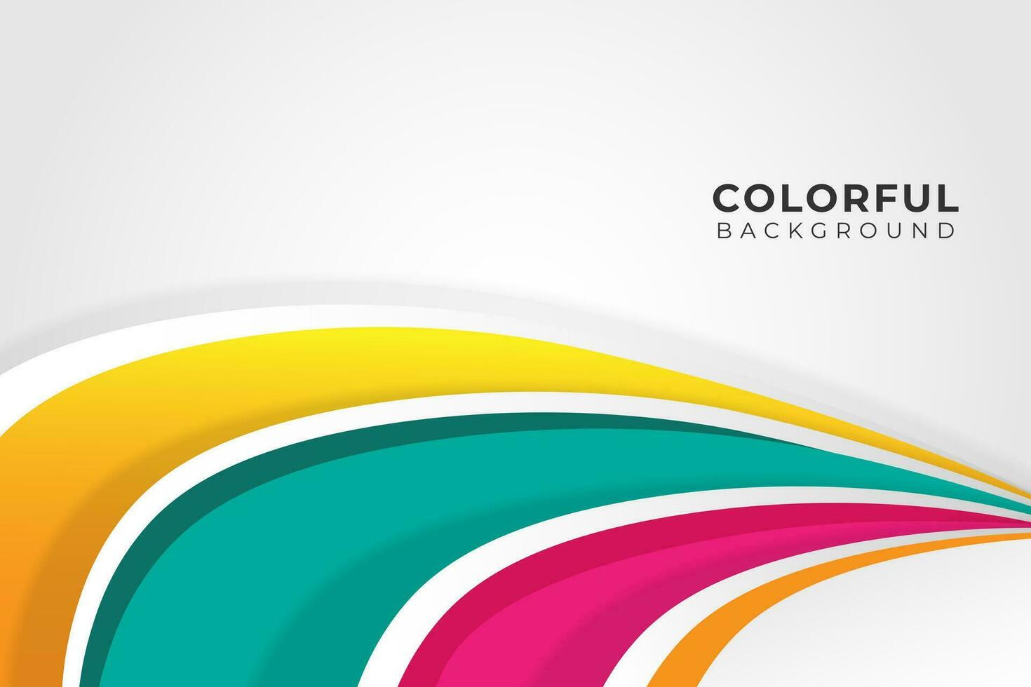 Colorful background with abstract shapes vector