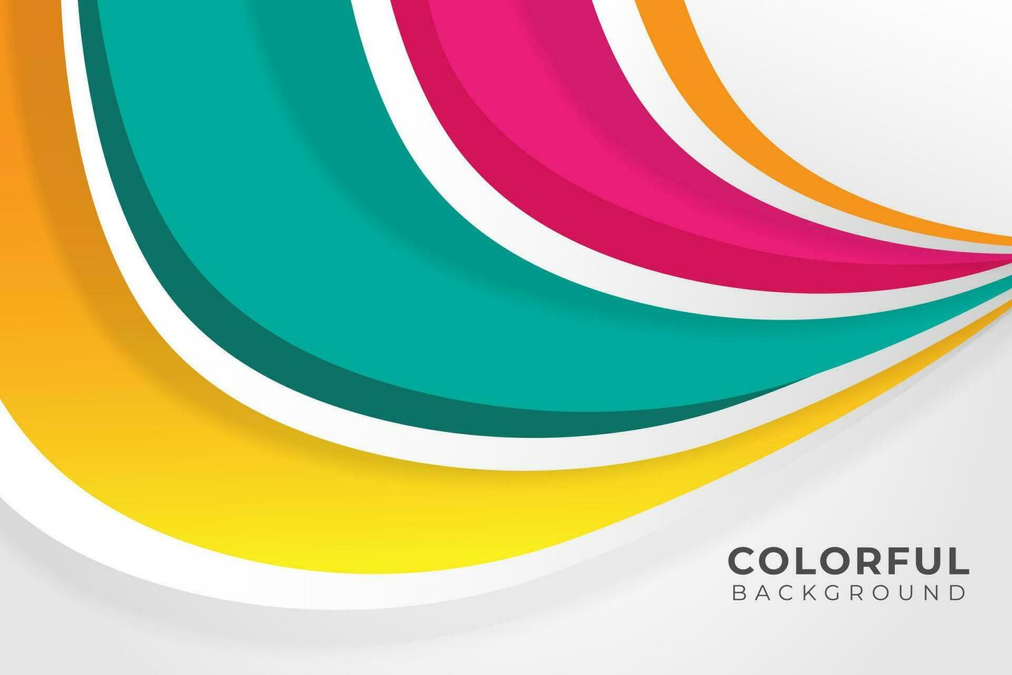 Colorful background with abstract shapes vector