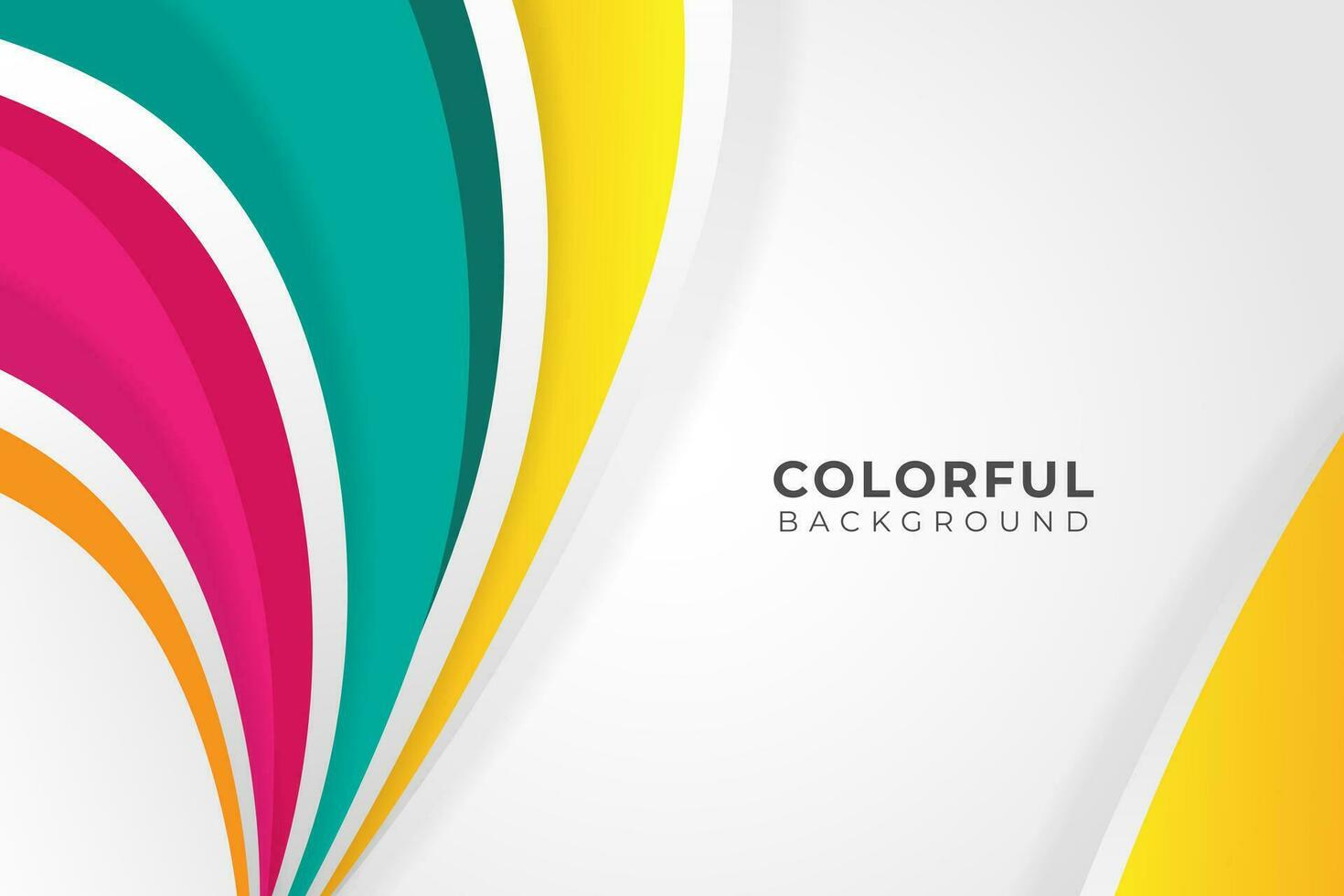 Colorful background with abstract shapes vector