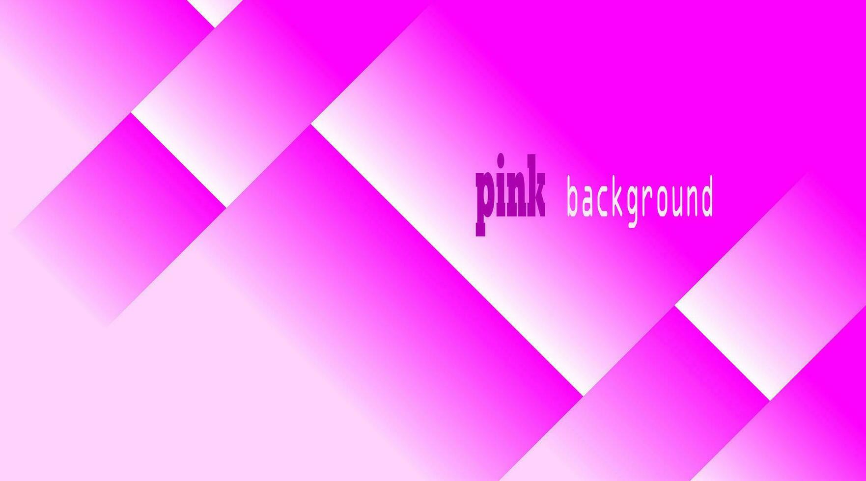 pink and white background with abstract square shape vector