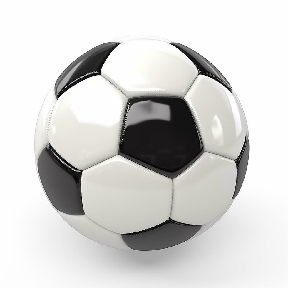 soccer ball isolated on white background. photo